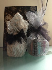 Tissue paper and wire wrap