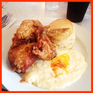 Chicken Box with Cheese Grits at Pies-N-Thighs (c) Winter Shanck