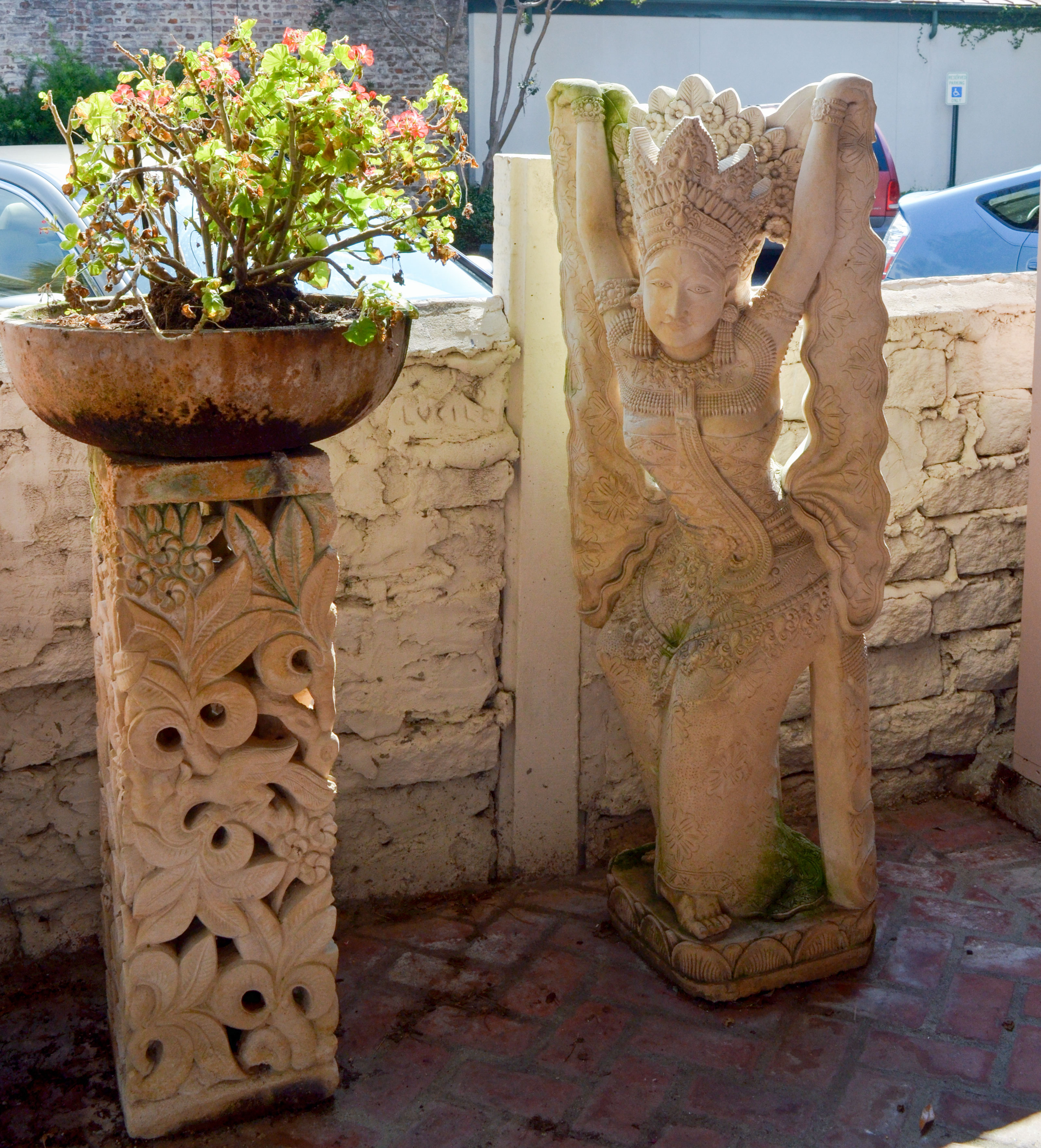 Standing Buddha statue